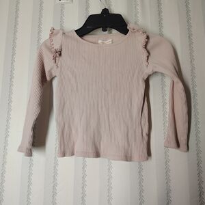 Jumping Beans Ruffled Long Sleeve Tee - Light Pink